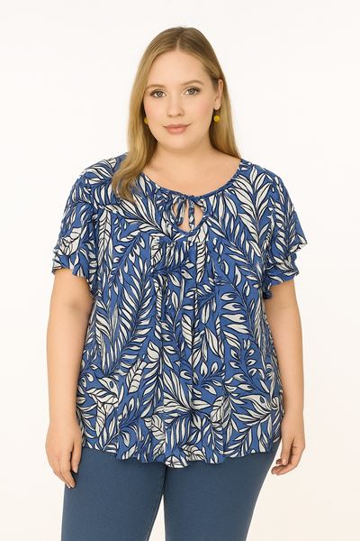 Picture of BLOUSE LIGHT AND STRETCH WITH BOW